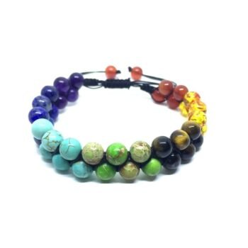 Chakra Healing Stone Bracelet
