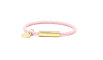 ZROP-004 Leather Rope Bracelet – pink