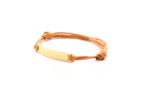 ZROP-007 Leather String Bracelet – golden