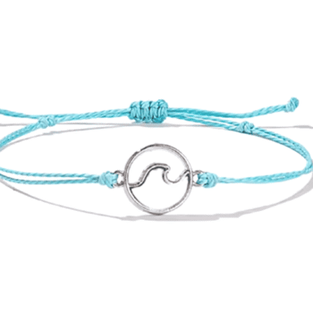 Bohemian String Bracelet Set -Wave charm