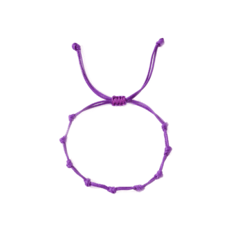 Purple Thread Bracelet