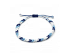 ZFRN-020 Blue Bohemian Braided Rope Friendship Bracelet Handmade