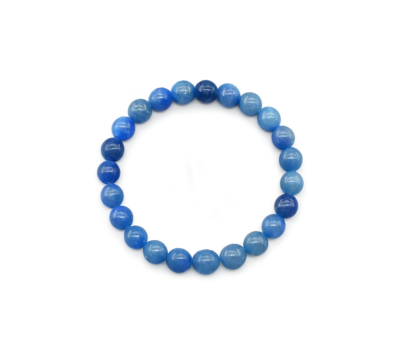 ZSTE-003 Gemstone Stretch -Blue aventurine Gemstone Stretch Bracelet