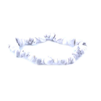 Natural Stone Chip Stretch Bracelet