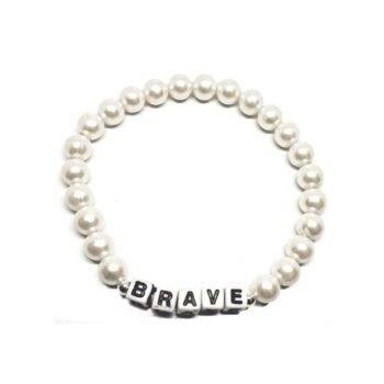 BRAVE Pearl Bead Bracelet