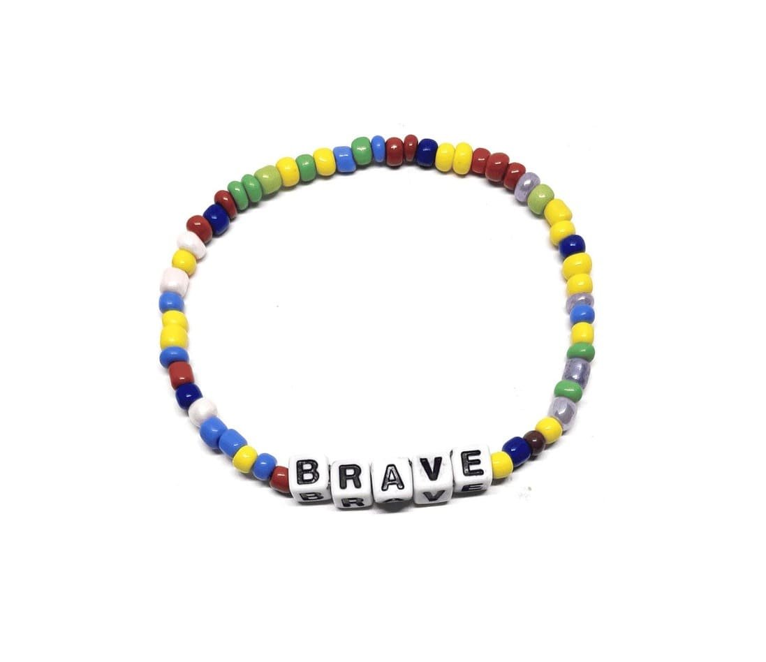 ZSTE-011 Multicolored Beads BRAVE Bracelet Multicolored Beads BRAVE Bracelet