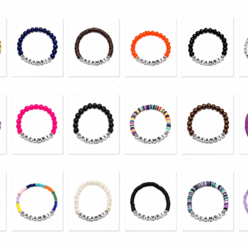 Dream Big Bracelet – Handmade Beaded Word Bracelet, 20 Colors & Styles