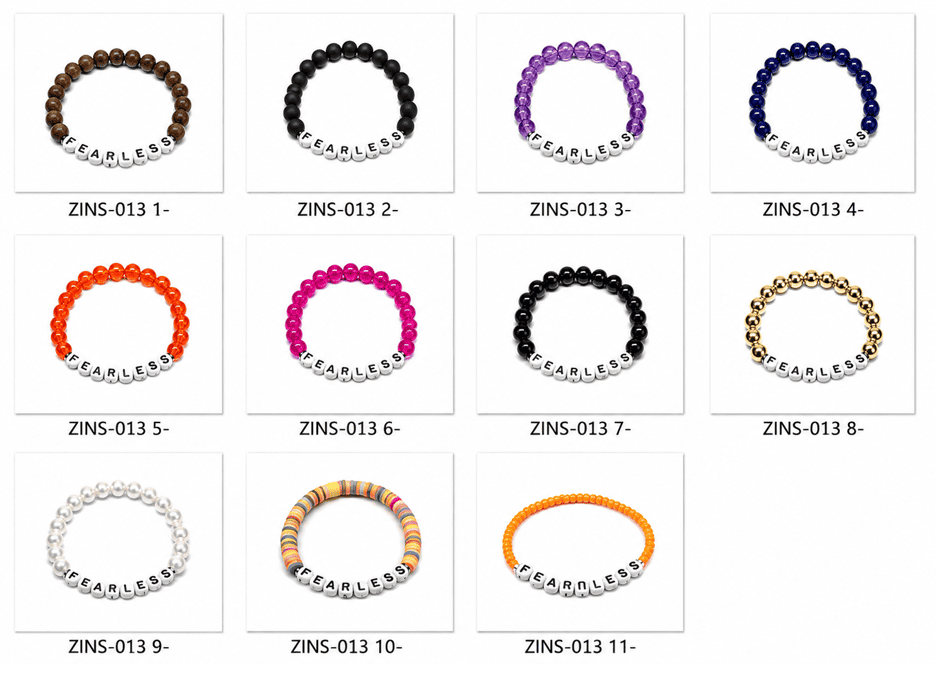 FEARLESS Inspirational Beaded Bracelet FEARLESS Inspirational Beaded Bracelet