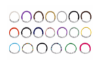 "BE POSITIVE" Word Bead Bracelet — 20 Colors/Materials