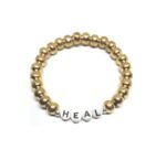 HEAL Word Bead Bracelet