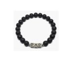 ZW-FM-002 Multicolor Seed Bead Dad Word Bracelet