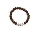 ZW-FM-002 Multicolor Seed Bead Dad Word Bracelet