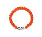 ZW-FM-002 Multicolor Seed Bead Dad Word Bracelet