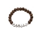 ZW-FM-002 Pastel Multicolor Heishi Family Word Bracelet