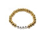 ZW-FM-003 Gold Bead Mama Word Bracelet