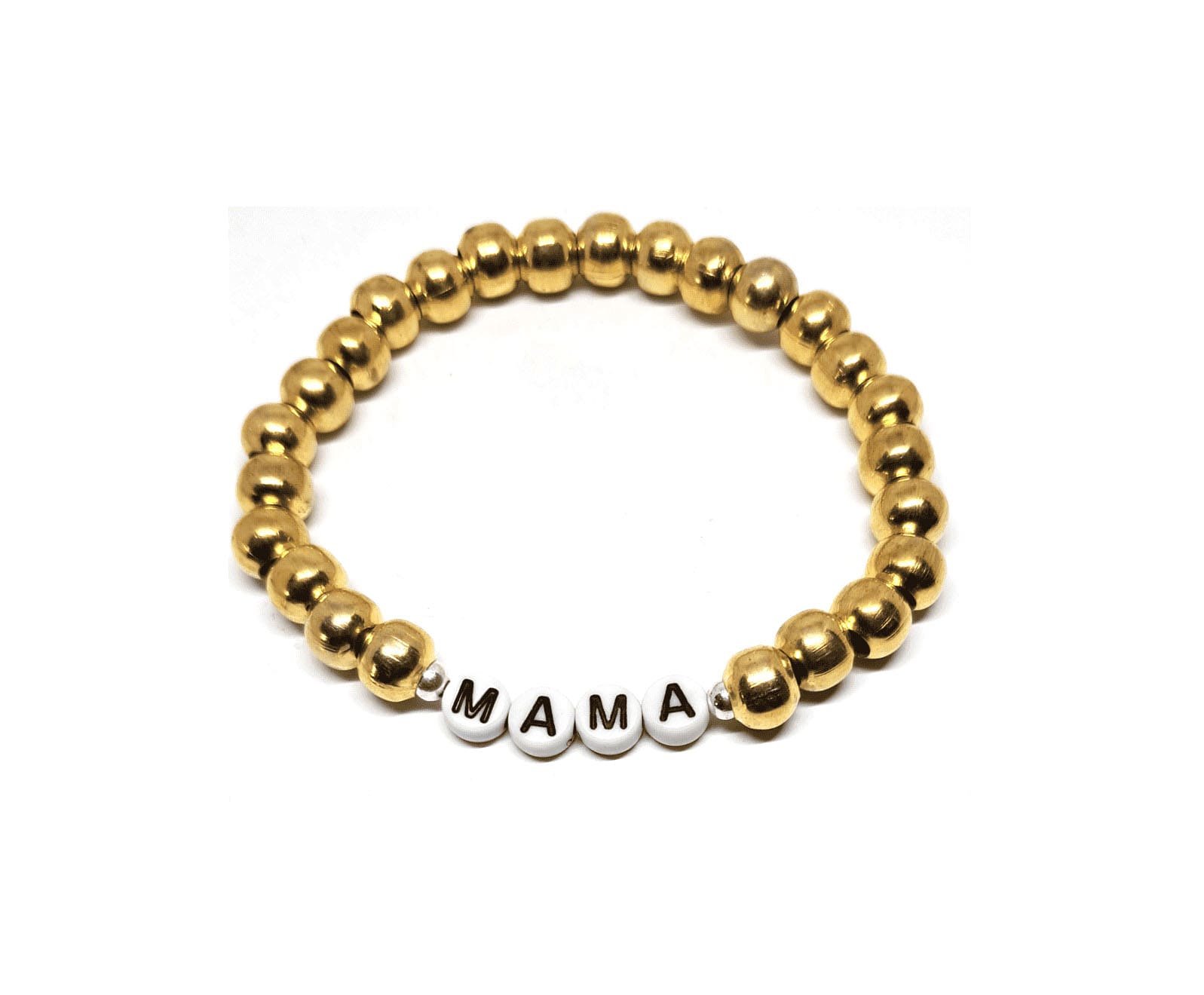 ZW-FM-003 Gold Bead Mama Word Bracelet Gold Bead Mama Word Bracelet