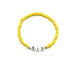 ZW-FM-004 Lavender Seed Bead Sis Word Bracelet