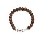 ZW-FR-001 Orange Crystal Bond Word Bracelet