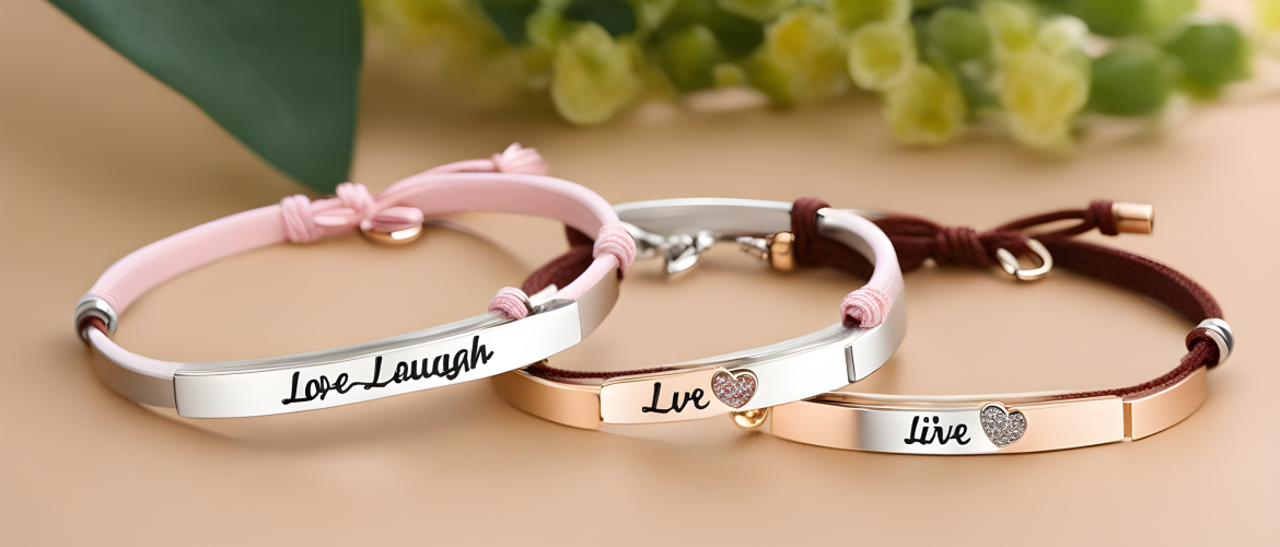 2 Love--Laugh--Live-couple-bracelets
