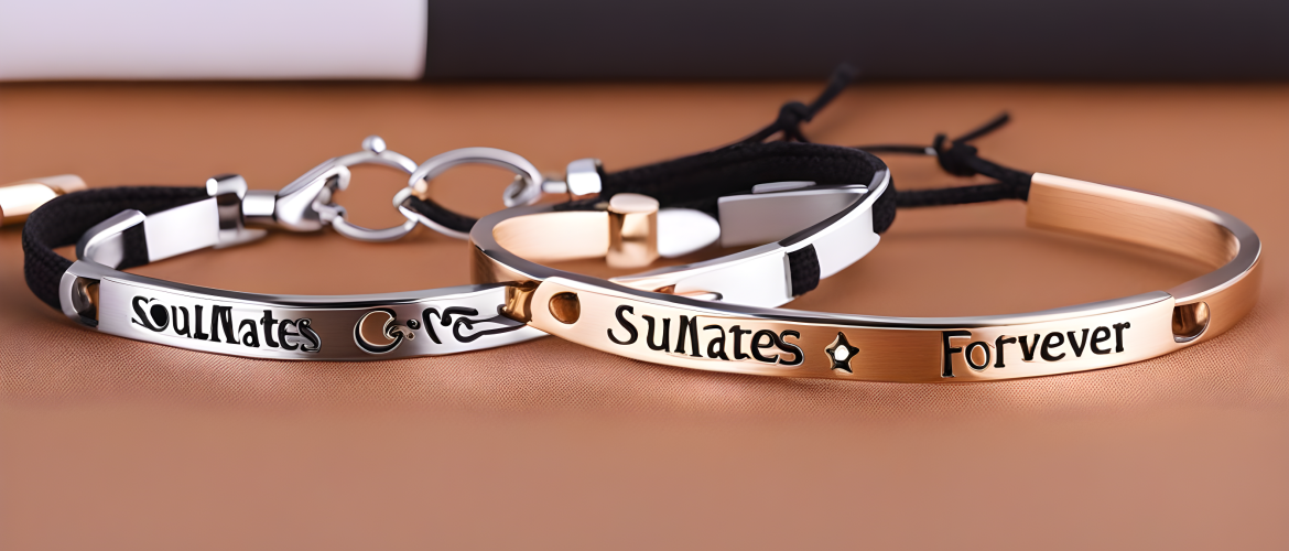 Soulmates Forever couple bracelets